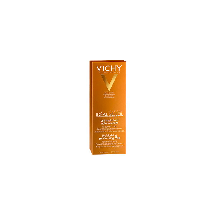 Id&eacute;al soleil autobronzant lait hydratant visage et corps Vichy - tube de 100 ml