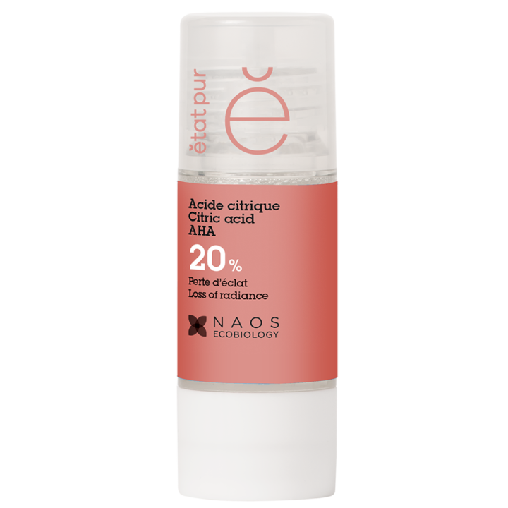 Acide citrique 26% perte d'&eacute;clat Etat Pur - flacon de 15ml