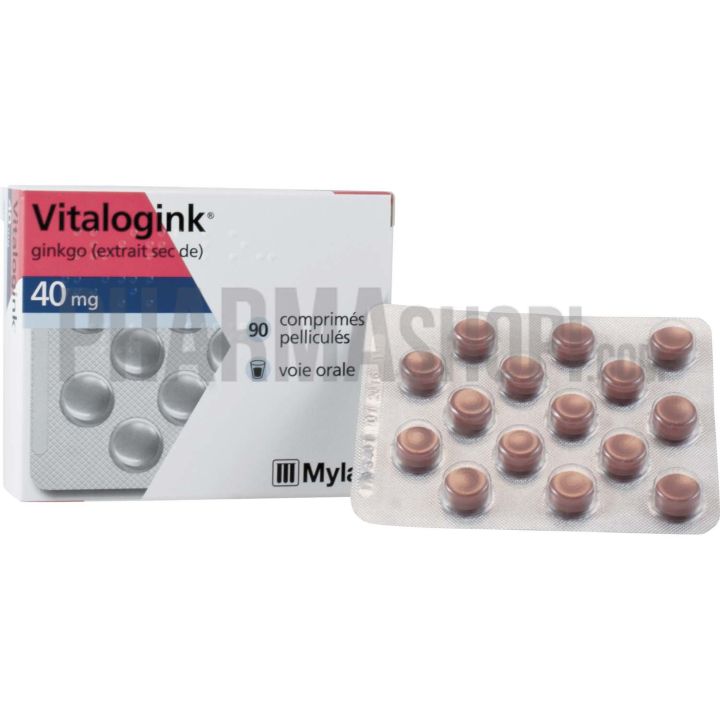 Vitalogink 40mg - 90 comprim&eacute;s pellicul&eacute;s