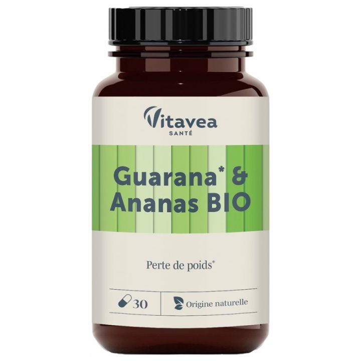 Guarana & Ananas BIO Vitavea - pot de 30 comprim&eacute;s 