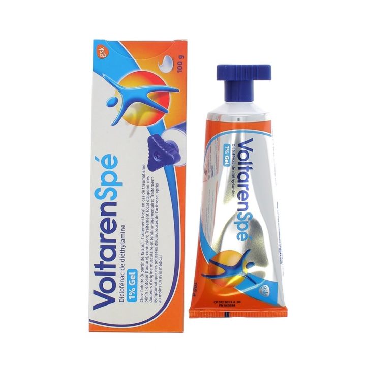 Voltaren sp&eacute; 1% gel - tube de 100 g