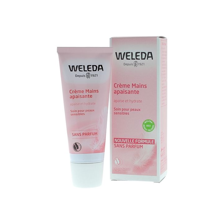 Cr&egrave;me mains apaisante Weleda - tube de 50 ml