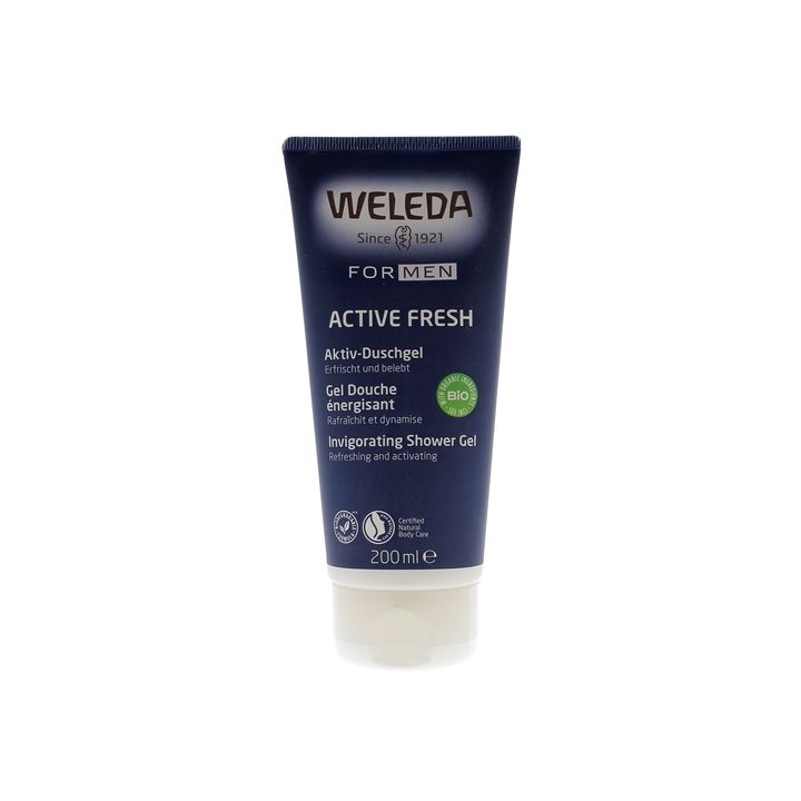 Gel douche &eacute;nergisant Weleda homme - tube de 200 ml