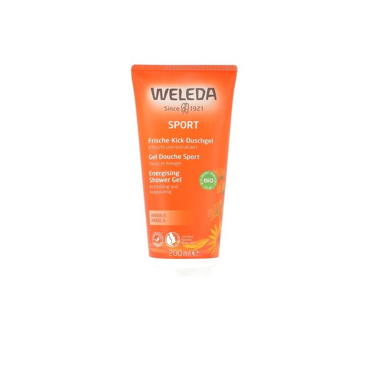 Gel douche sport &agrave; l'arnica Weleda - tube de 200 ml