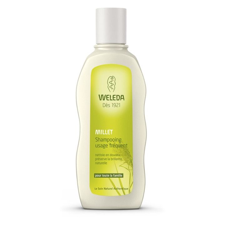 Shampooing usage fr&eacute;quent au millet Weleda - tube de 190 ml