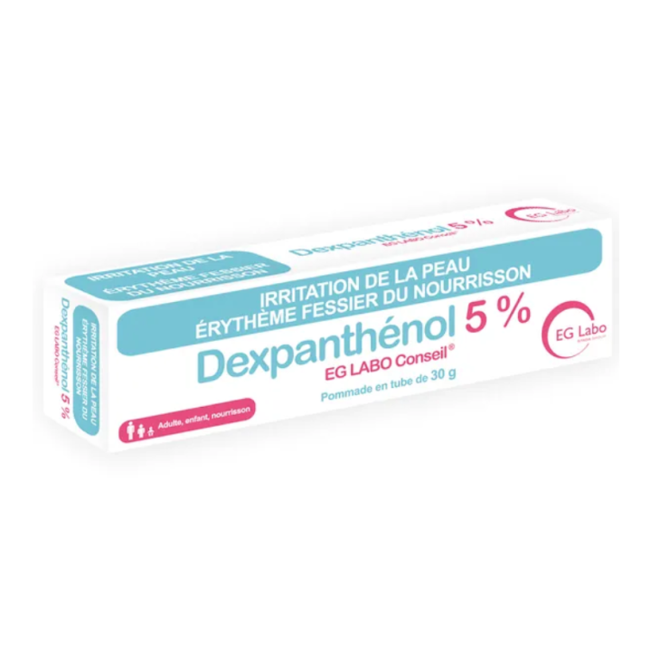 Pommade Dexpanth&eacute;nol 5% EG Labo Conseil - tube de 30g