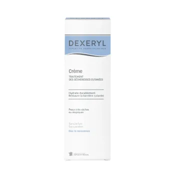 Dexeryl cr&egrave;me traitement des s&eacute;cheresses cutan&eacute;es Pierre Fabre - tube de 250g