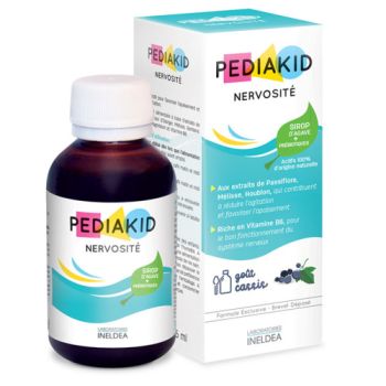 Pediakid nervosit&eacute; go&ucirc;t cassis - flacon de 125 ml