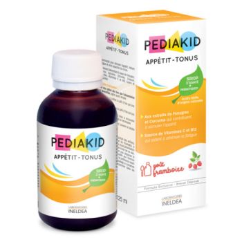 Pediakid app&eacute;tit - tonus go&ucirc;t framboise - flacon de 125 ml