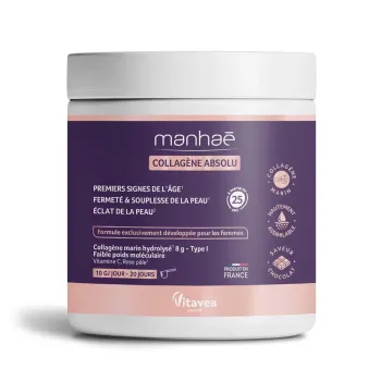 Manha&eacute; collag&egrave;ne absolu saveur chocolat Vitavea - pot de 200g
