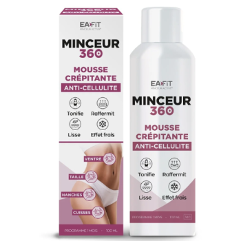 Minceur 360 mousse cr&eacute;pitante anti-cellulite EaFit - flacon de 100ml