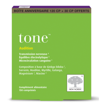 Tone audition New nordic - boite de 120 comprim&eacute;s + 30 offerts
