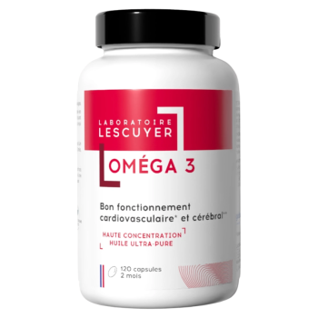 Om&eacute;ga 3 Lescuyer - pot de 60 capsules 