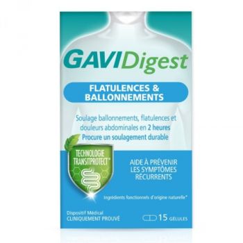 GAVIDigest flatulences et ballonnements Reckitt - boite de 15 g&eacute;lules