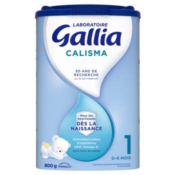 Calisma Lait premier &acirc;ge d&egrave;s la naissance syst&egrave;me immunitaire Gallia - pot de 800g