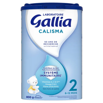 Calisma Lait en poudre 2&egrave;me &acirc;ge Gallia - pot de 800g