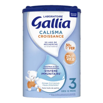 Calisma Croissance Lait en poudre 3&egrave;me &acirc;ge Gallia - pot de 800g