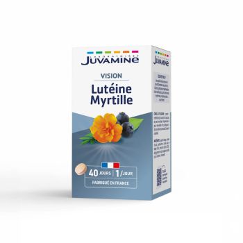 Lut&eacute;ine Myrtille Sant&eacute; des yeux Juvamine - bo&icirc;te de 40 comprim&eacute;s
