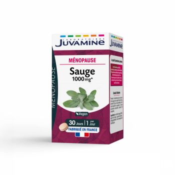 Sauge 1000 mg Juvamine - bo&icirc;te de 30 comprim&eacute;s