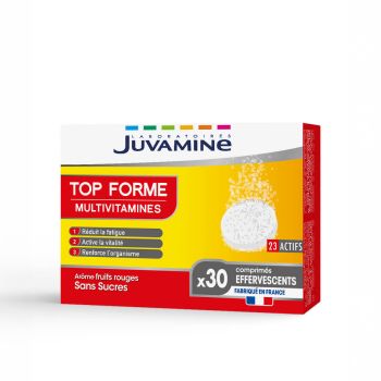 Top Forme Multivitamines Juvamine - bo&icirc;te de 30 comprim&eacute;s effervescents