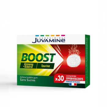 Boost Taurine & Ginseng Juvamine - 30 comprim&eacute;s effervescents