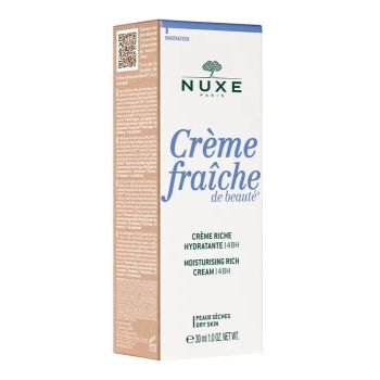 Cr&egrave;me fra&icirc;che de beaut&eacute; riche hydratante Nuxe - tube de 30ml