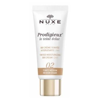 Prodigieux Le teint &eacute;clat BB cr&egrave;me m&eacute;dium Nuxe - tube de 30ml