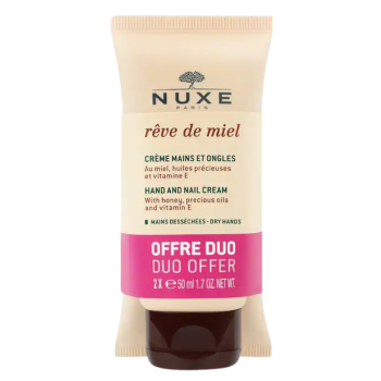 Cr&egrave;me mains et ongles r&ecirc;ve de miel Nuxe - offre duo 2 tubes de 50ml