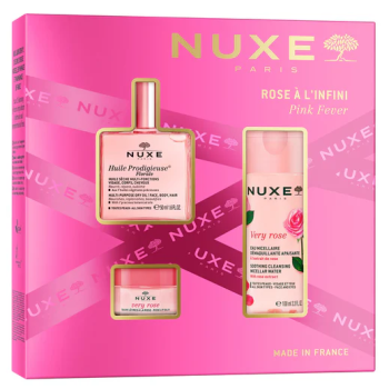 Coffret rose &agrave; l'infini Nuxe - coffret de 3 produits 