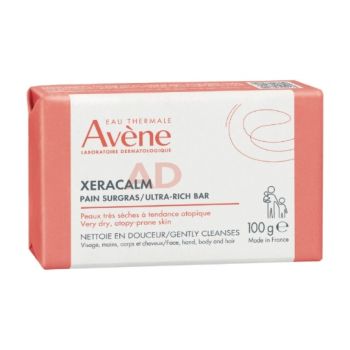 XeraCalm A.D Pain nettoyant surgras Av&egrave;ne - pain de 100g