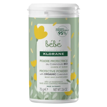 Poudre protectrice au calendula bio b&eacute;b&eacute; Klorane - pot de 75g