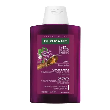 Quinine croissance shampoing acc&eacute;l&eacute;rateur de pousse Klorane - flacon de 200ml