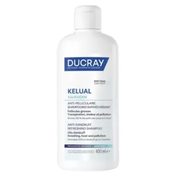 Kelual Squanorm shampooing anti-pelliculaire rafra&icirc;chissant Ducray - flacon de 400ml