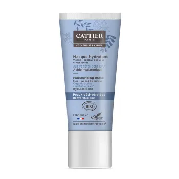 Masque hydratant peaux d&eacute;shydrat&eacute;es bio Cattier - tube de 50ml 