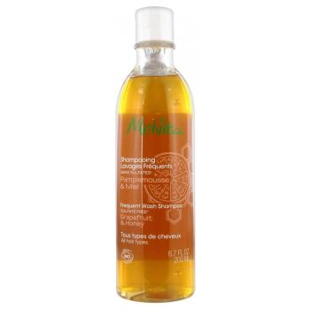 Shampooing lavages fr&eacute;quents bio Melvita - flacon de 200 ml