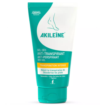Gel d&eacute;o anti-transpirant transpiration intense Akil&eacute;&iuml;ne - tube de 75ml