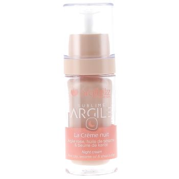 Sublime Argile Cr&egrave;me de nuit Argiletz - flacon de 30 ml