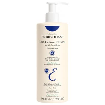 Lait-cr&egrave;me fluide+ multi-fonctions Embryolisse - flacon-pompe de 400 ml