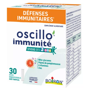 Oscillo immunit&eacute; d&eacute;fenses immunitaires Boiron - boite de 30 sticks 