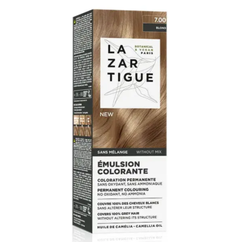 &Eacute;mulsion colorante 7.00 blond Lazartigue - tube de 60ml