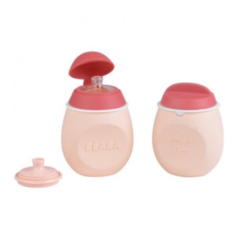 BabySqueez 2en1 et Squeez portion de conservation B&eacute;aba - 2 flacons 