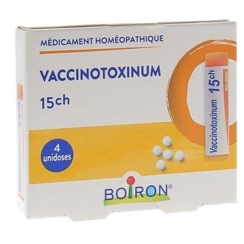 VACCINOTOXINUM 15CH globule Boiron -  4 doses de 1g