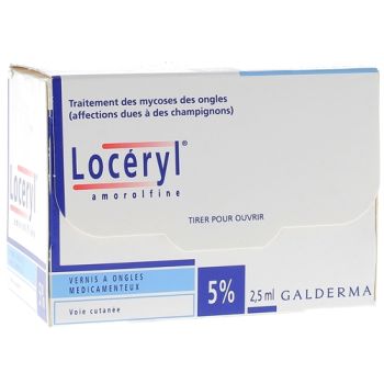 Loceryl 5% vernis &agrave; ongles m&eacute;dicamenteux - flacon de 2,5 ml