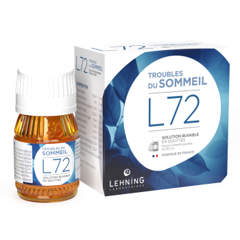 L72 solution buvable en gouttes Lehning - flacon de 30 ml
