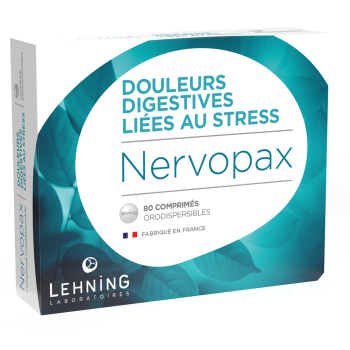 Nervopax douleurs digestives li&eacute;es au stress Lehning - bo&icirc;te de 80 comprim&eacute;s orodispersibles