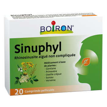 Sinuphyl Boiron - bo&icirc;te de 20 comprim&eacute;s pellicul&eacute;s