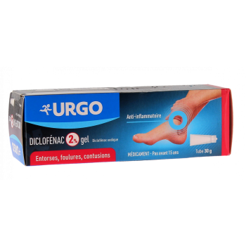 Diclof&eacute;nac 2% gel Urgo - tube de 30g