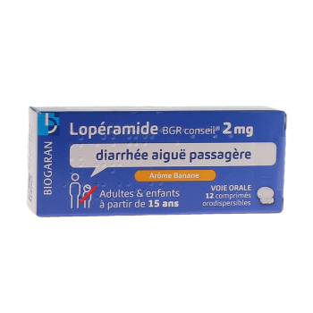 Lop&eacute;ramide 2 mg Biogaran Conseil - bo&icirc;te de 12 comprim&eacute;s orodispersibles
