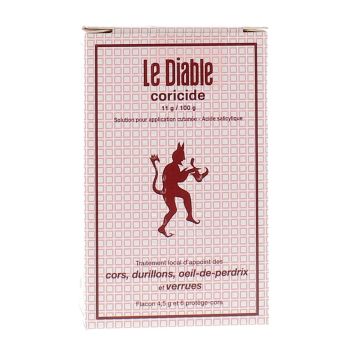 Le Diable coricide traitement pour les cors, durillons et verrues - flacon de 4,5g
