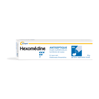 Hexomedine 0,1% gel pour application locale - tube de 30g